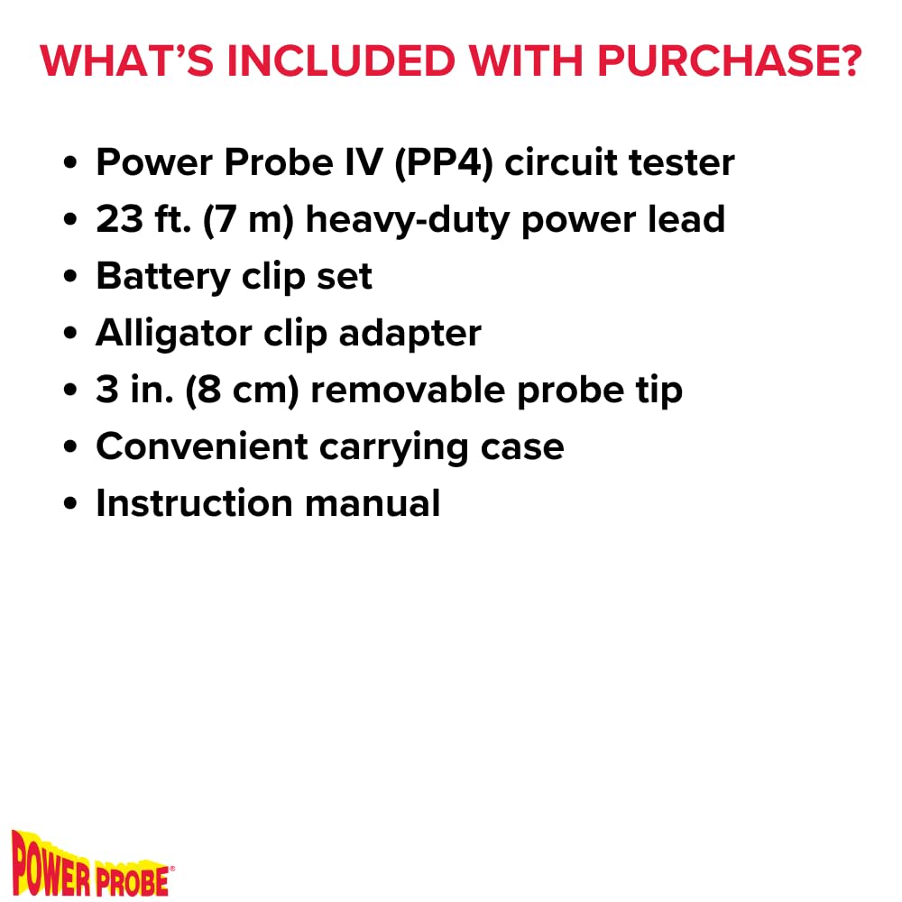 Power Probe PP4 Automotive Circuit Testing