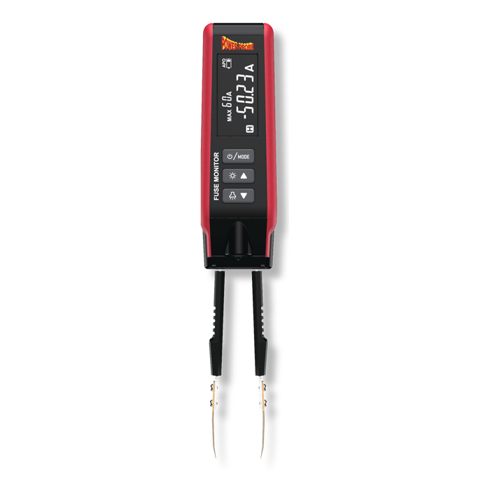 Power Probe Fuse Monitor with tweezer probe tips and LCD