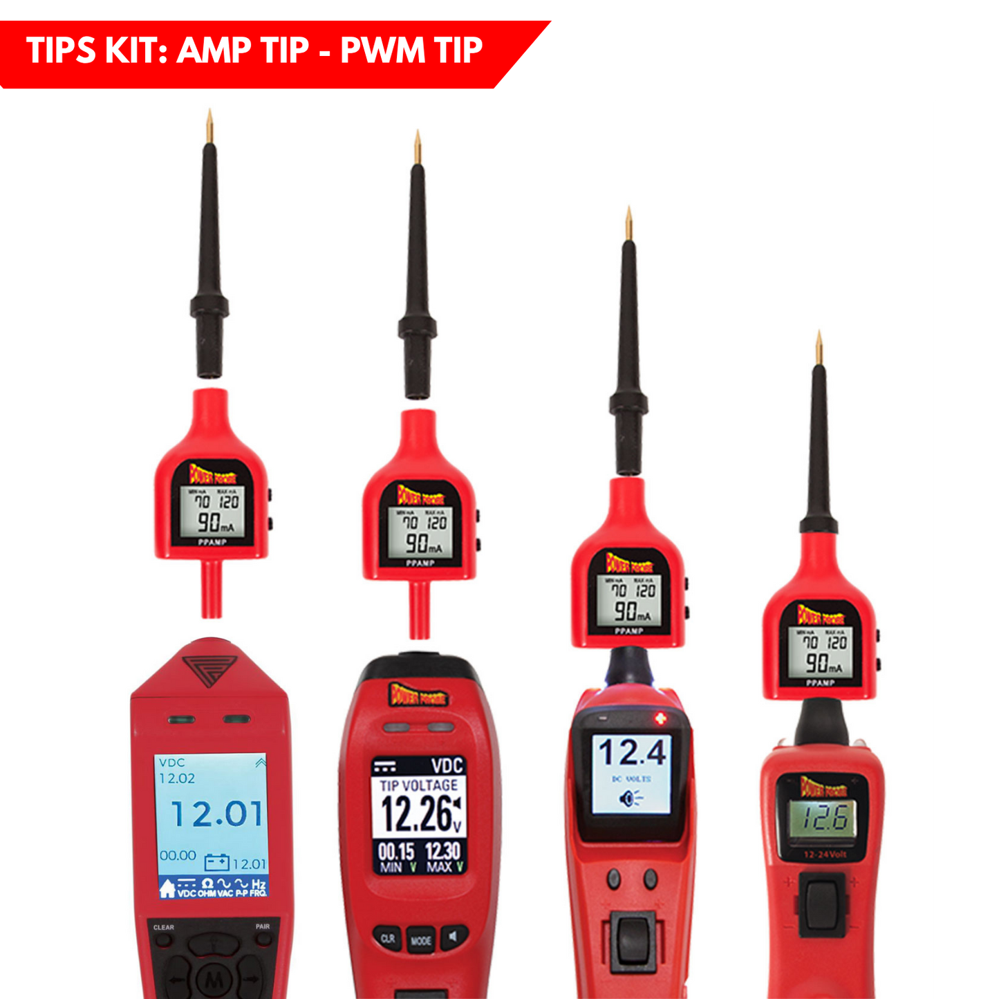 Power Probe Complete Diagnostic Bundle – PPROKIT01, PPAMPTIP & PPPWMTIP