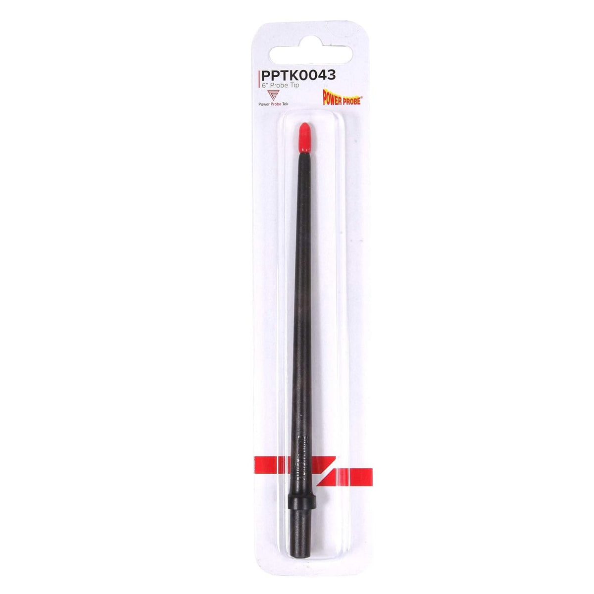 Power Probe PPTK0043 6-inch probe tip on retail blister card with red protective cap