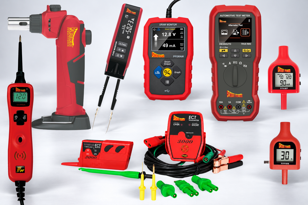 Power Probe Pro Kit – 8-Tool Automotive Diagnostic Set with PowerFlow