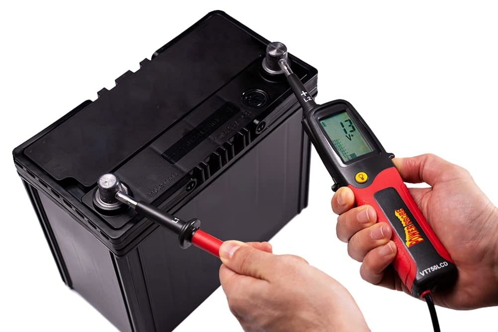 Power Probe PPVT750LCD Two-Pole Voltage Tester 12-750V AC/DC, Continuity, RCD and Resistance