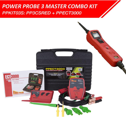 PPECT3000 transmitter and receiver detail with piercing probe and bulb adapters