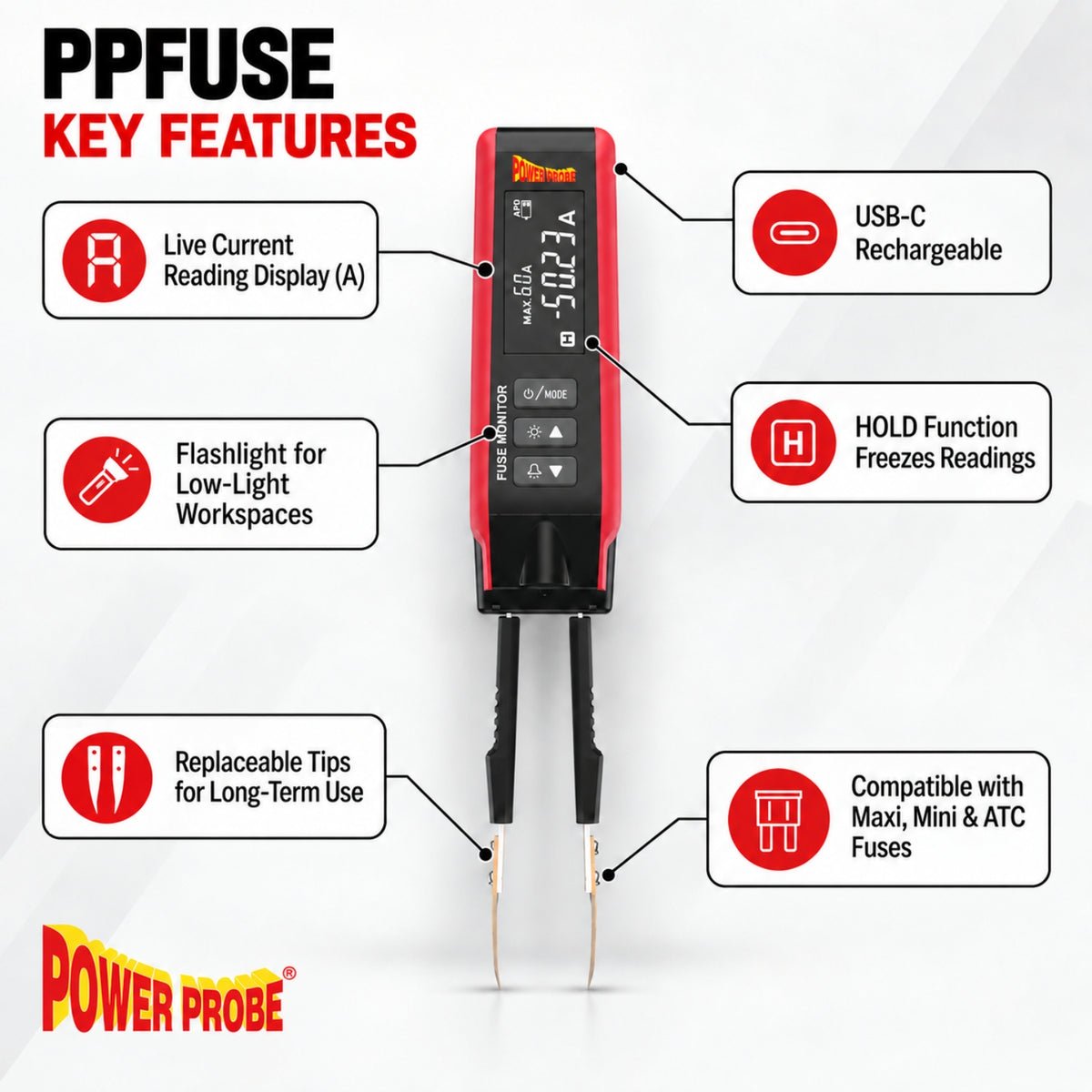 Power Probe Starter Kit – 8-Tool Automotive Diagnostic Set