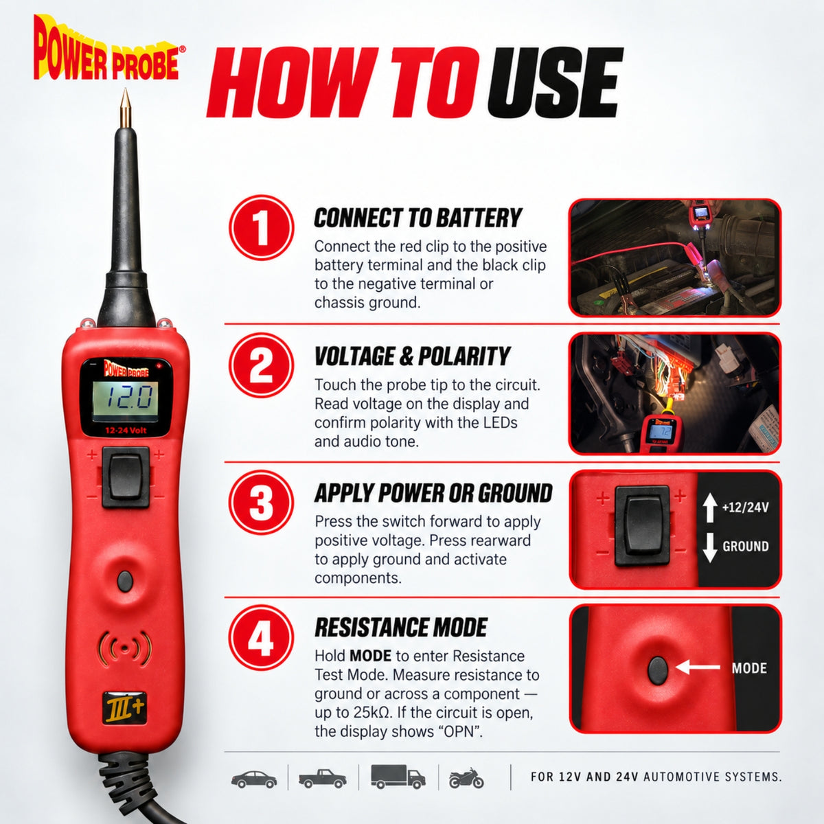 Power Probe PP3+ & PPECT3000 Bundle – Circuit Tester + Short Circuit Tracer