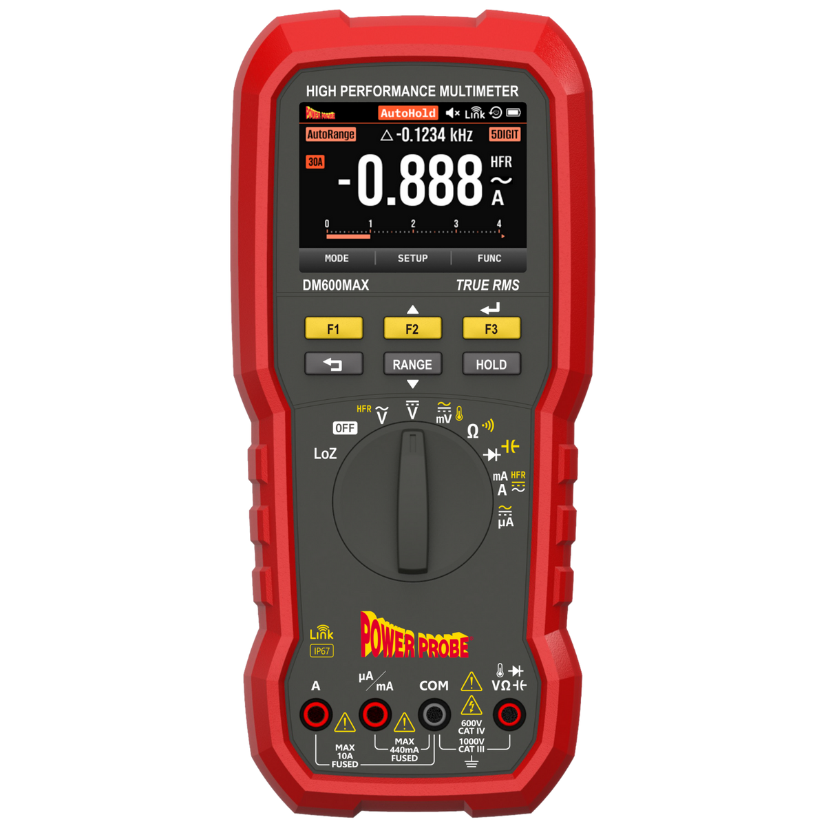 Power Probe DM600MAX True RMS Automotive Multimeter – Main View
