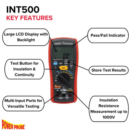 Power Probe INT500 Insulation Tester