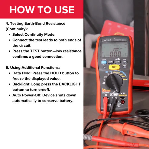 Power Probe INT500 Insulation Tester
