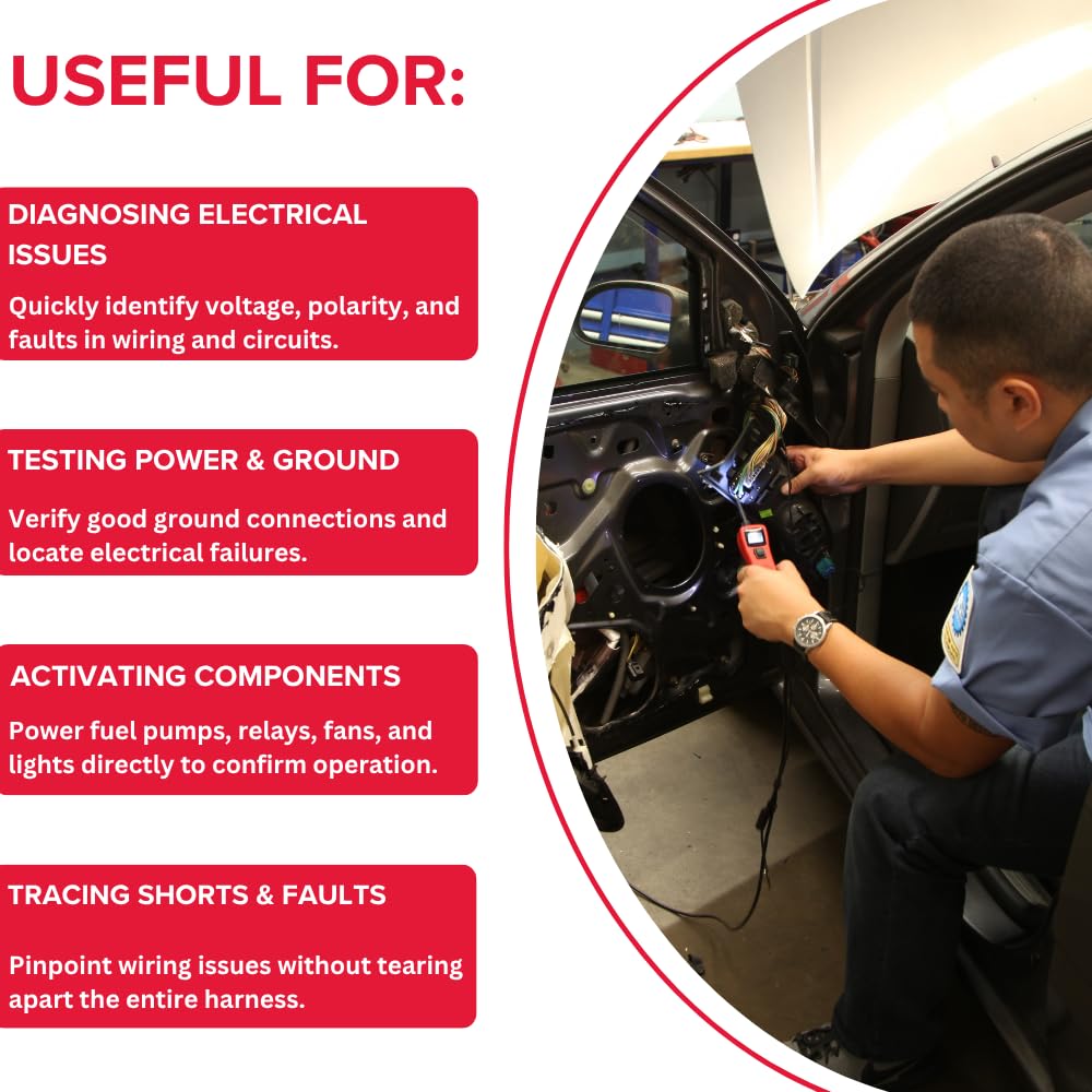 Power Probe 3 in use diagnosing a 12V automotive circuit