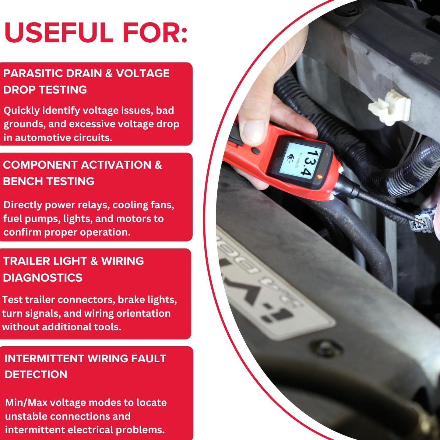 Circuit Tester PP3EZ with learning mode and diagnostics mode