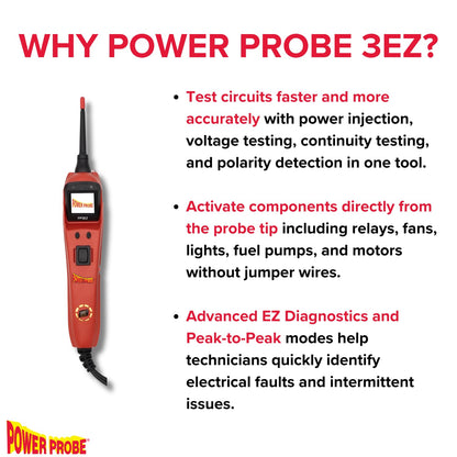 Circuit Tester PP3EZ with learning mode and diagnostics mode