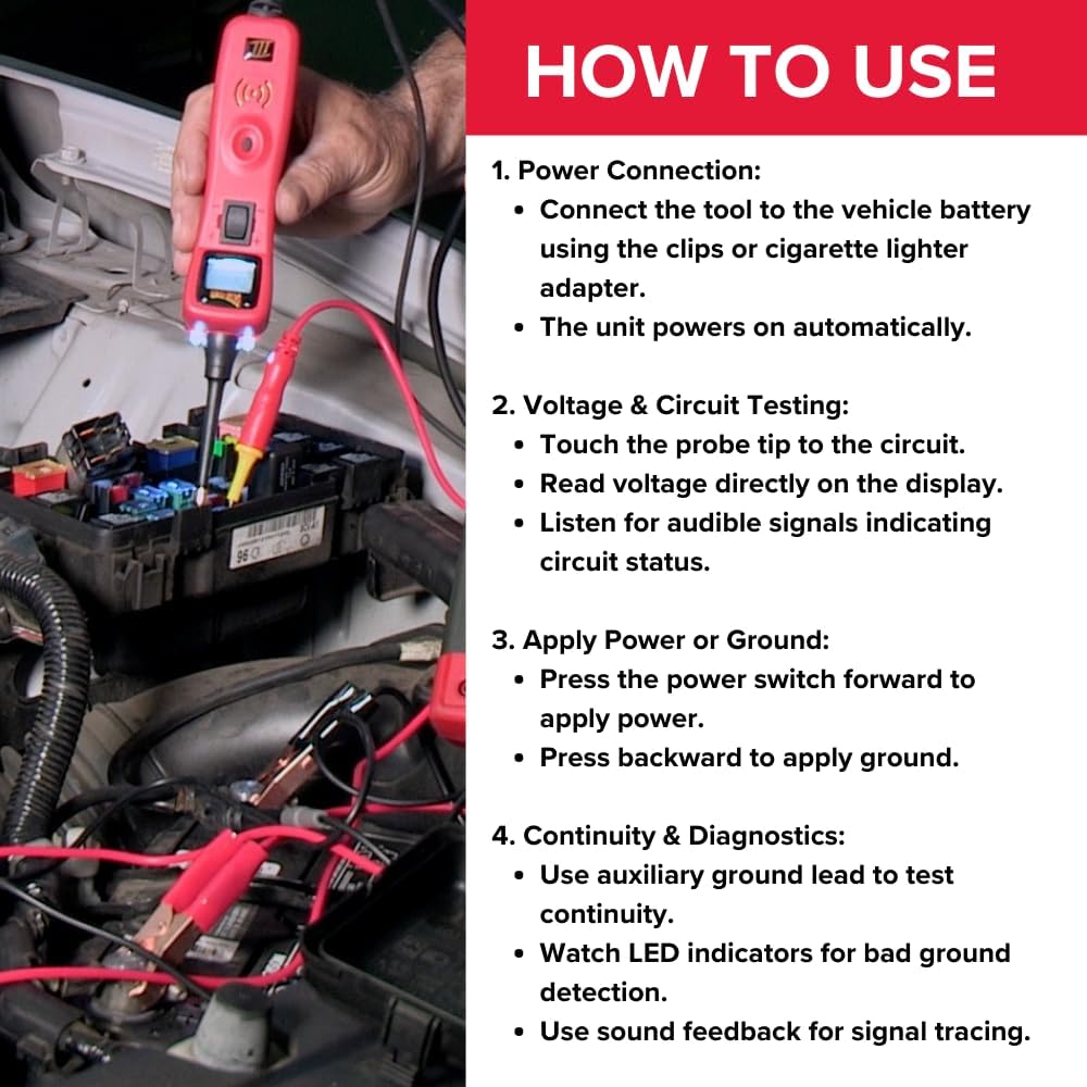 Power Probe PP3LS01 – Included Accessories and Probe Heads