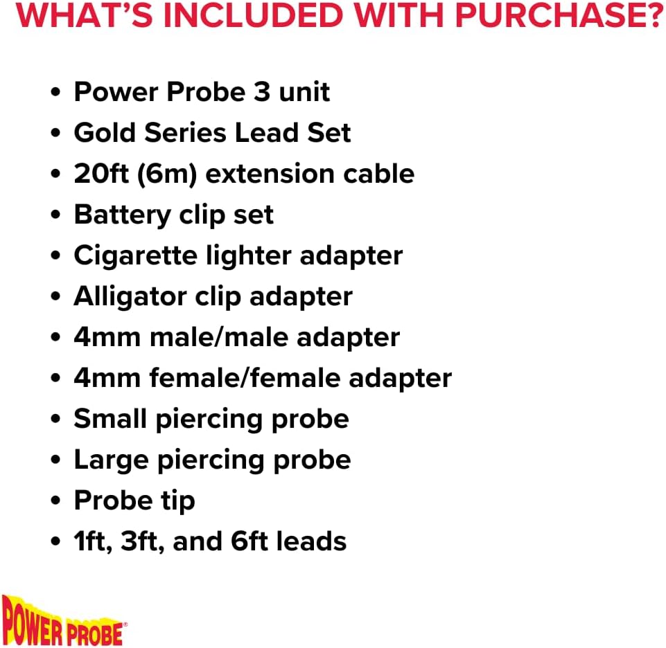 Power Probe PP3LS01 – Package Contents Overview