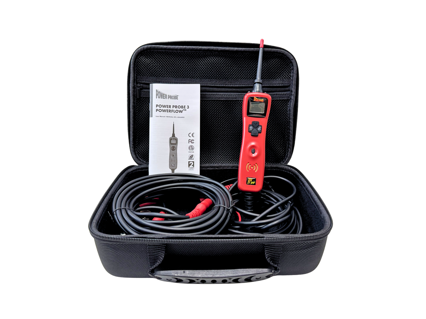 Power Probe 3 PowerFlow PP3PFREDAS Tester Kit + Case
