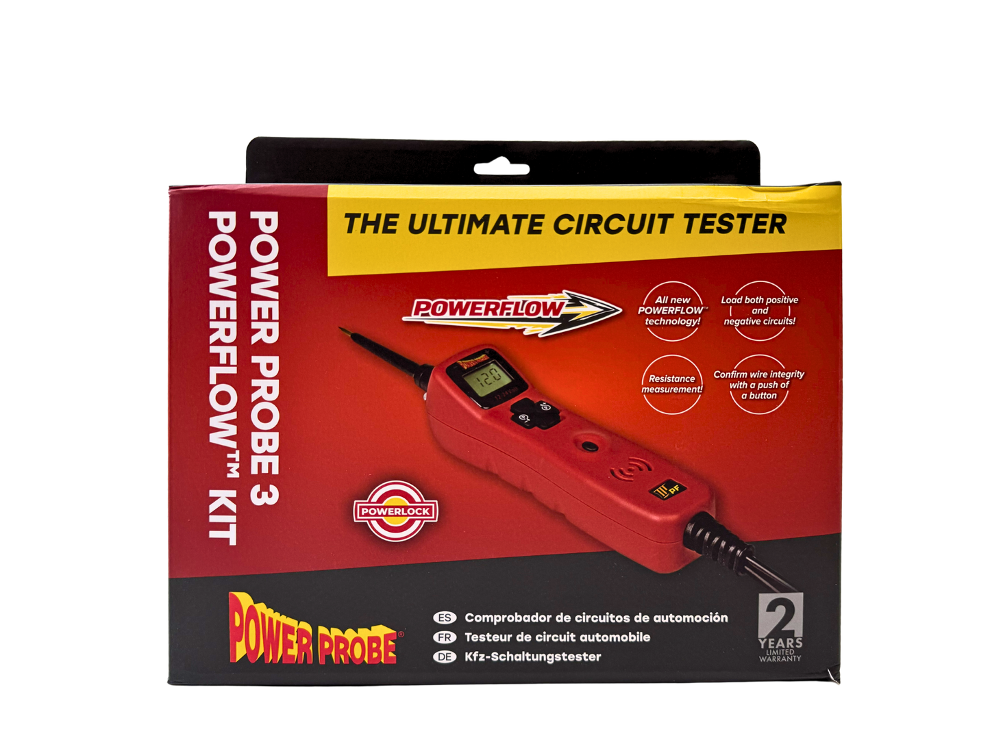 Power Probe 3 PowerFlow PP3PFREDAS Tester Kit + Case