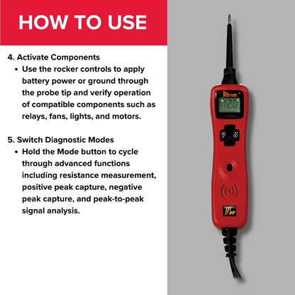 Power Probe 3 PowerFlow PP3PFRED Circuit Tester