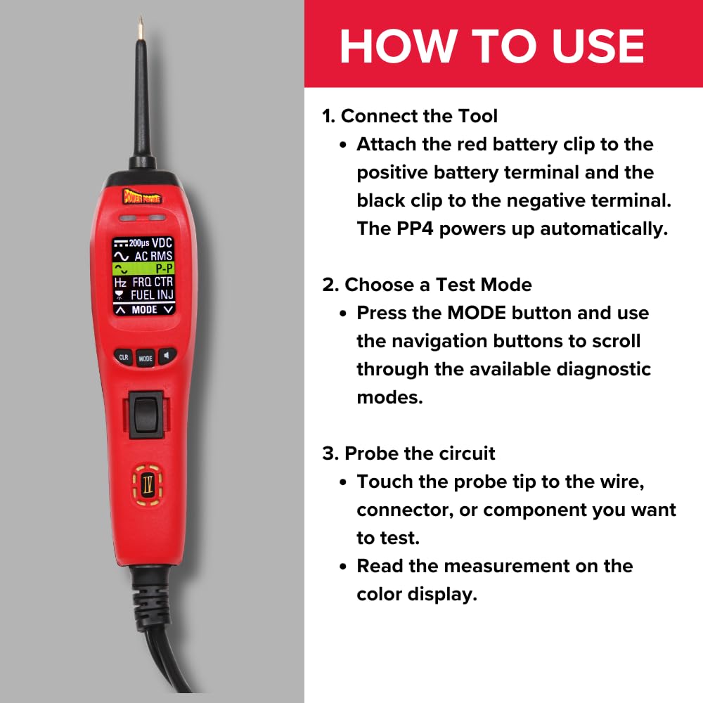 Power Probe PP4 Automotive Circuit Testing