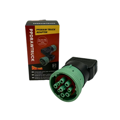 Power Probe PPDRAWTRUCK - OBD2 to 9-pin adapter for PPDRAW