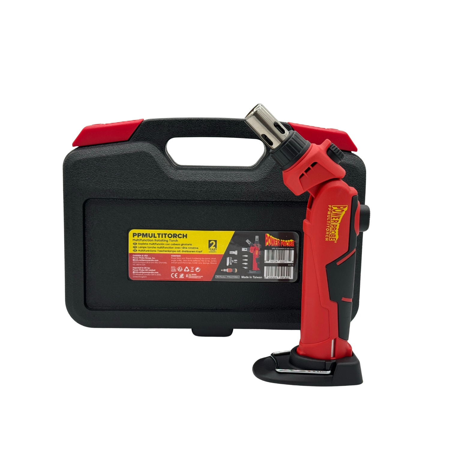 Power Probe PPMULTITORCH Multifunction Rotating Butane Torch
