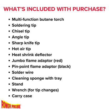 Power Probe PPMULTITORCH – What's Included in the Package
