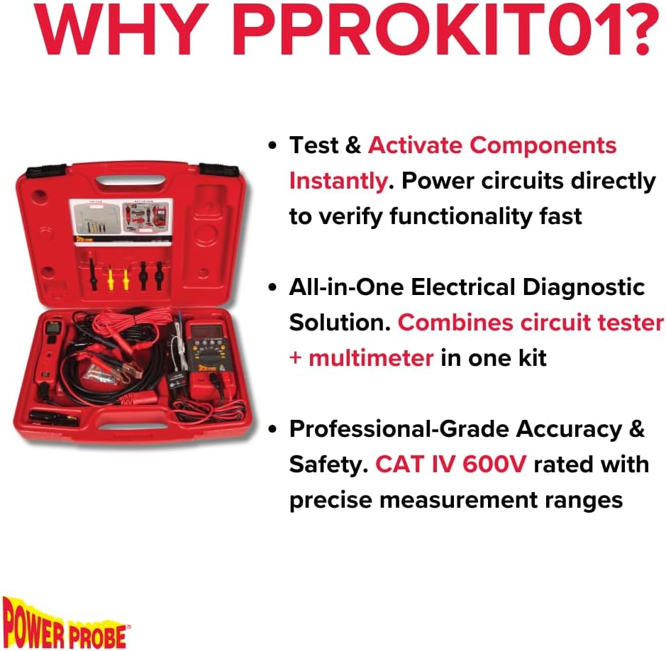 Power Probe PPROKIT01 with PP3CSRED and PPDMM
