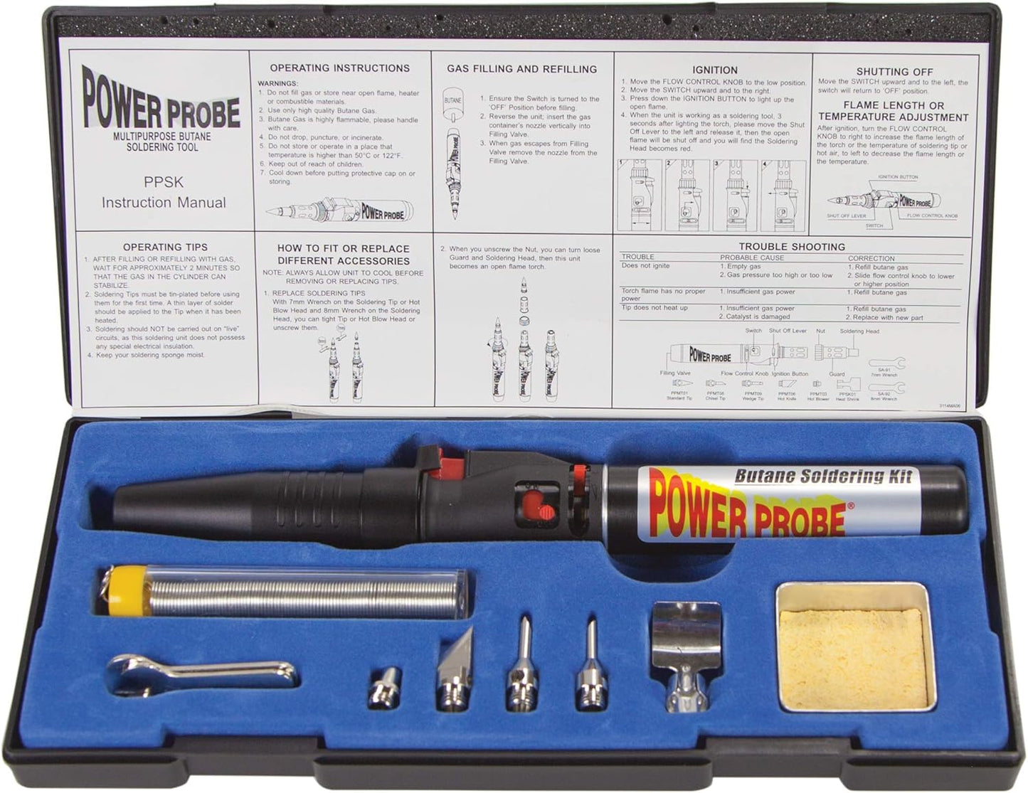 Power Probe PPSK Butane Soldering Kit