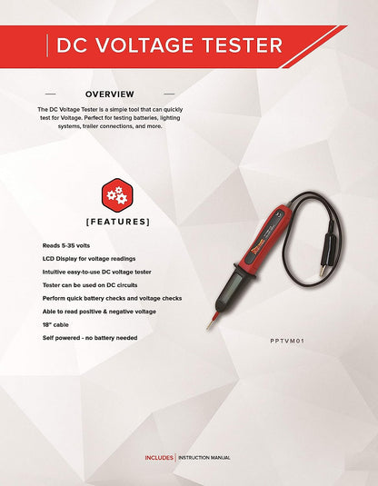 Power Probe PPTVM01 DC Voltage Tester