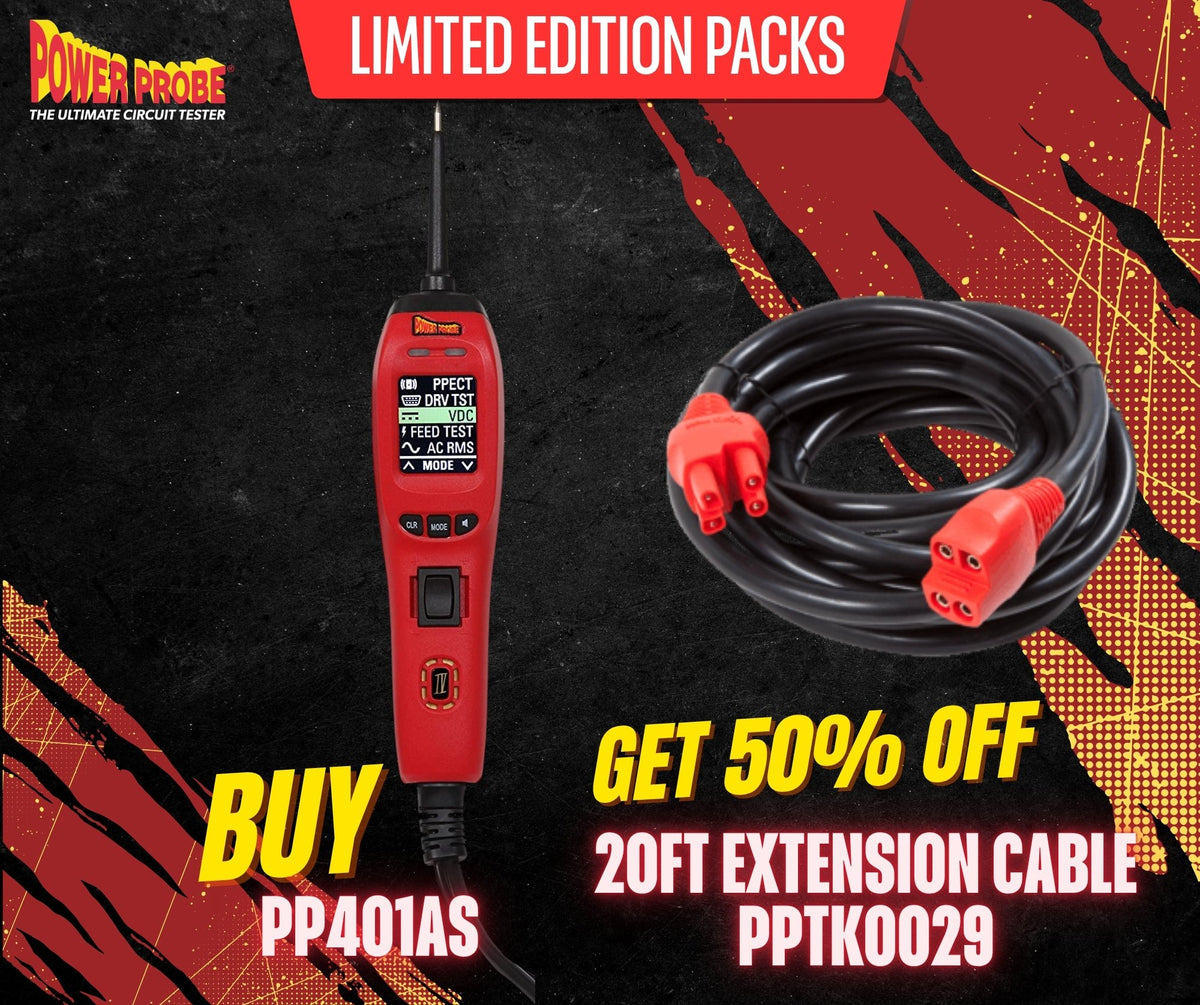 Power Probe Limited Edition Offer – Buy PP4 (PP401AS), Get 50% Off Extension Cable PPTK0029