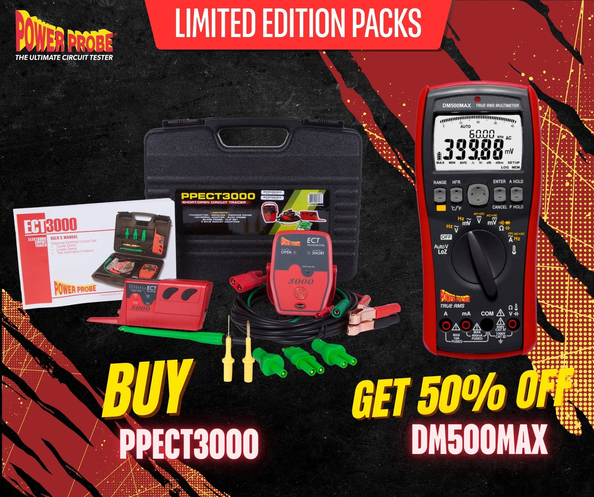 Power Probe Limited Edition Offer – Buy PPECT3000 Short Circuit Tracer, Get 50% Off DM500MAX
