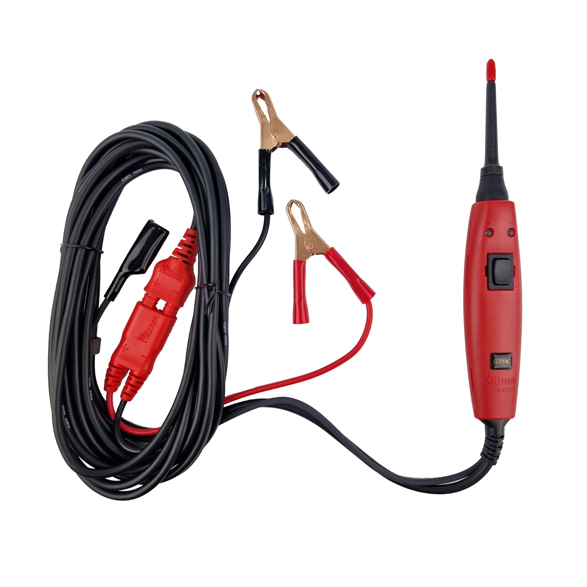 Power Probe Rocker Switch Power Probe Basic Circuit Tester — 6–12V, LED, Red