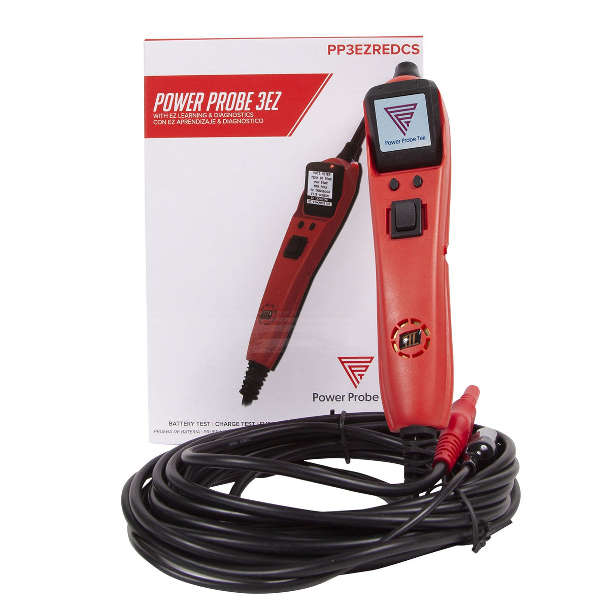 Power Probe 3EZ PP3EZREDCS Red Circuit Tester with Learning Mode