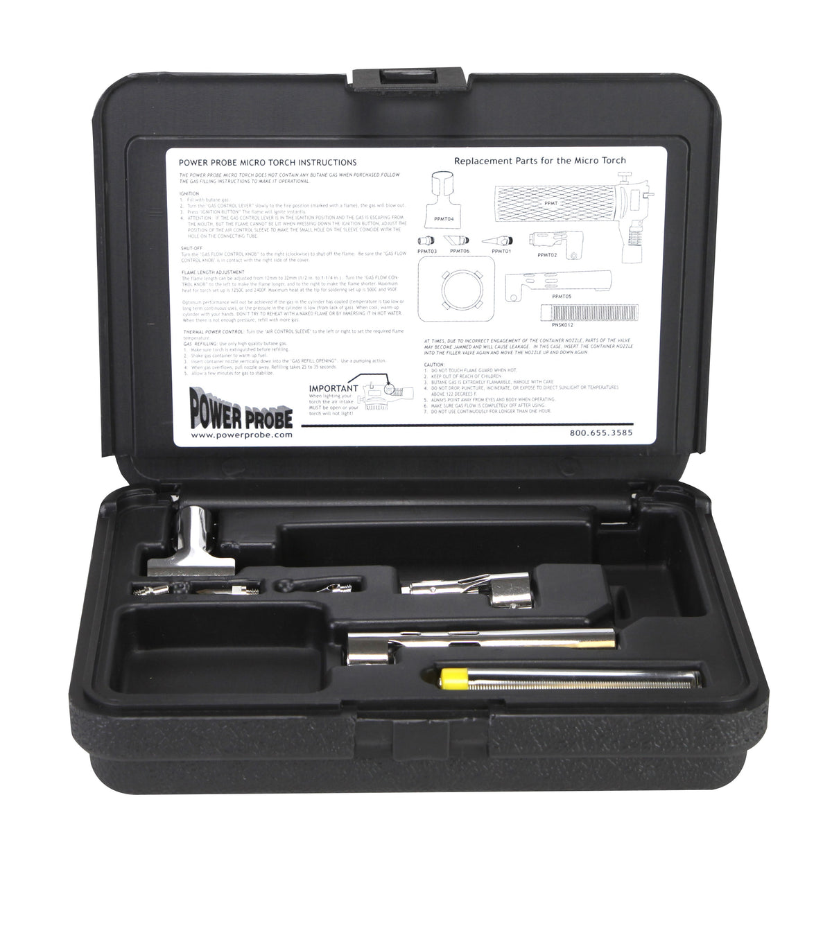 Power Probe PPTK0020 Accessory Kit for PPMT Mini Butane Torch