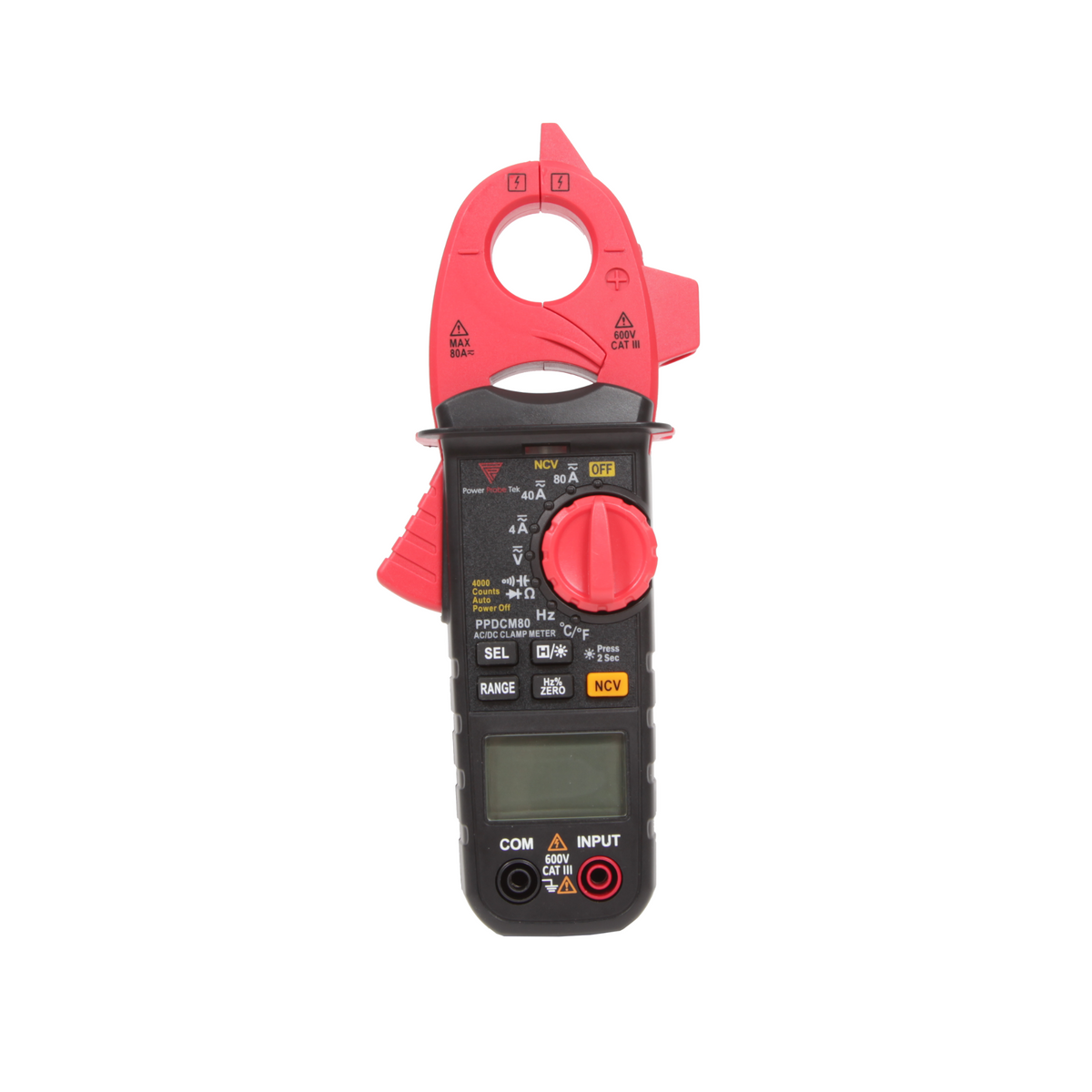Power Probe PPDCM80 DC Clamp Meter with Non-Contact Voltage Detection