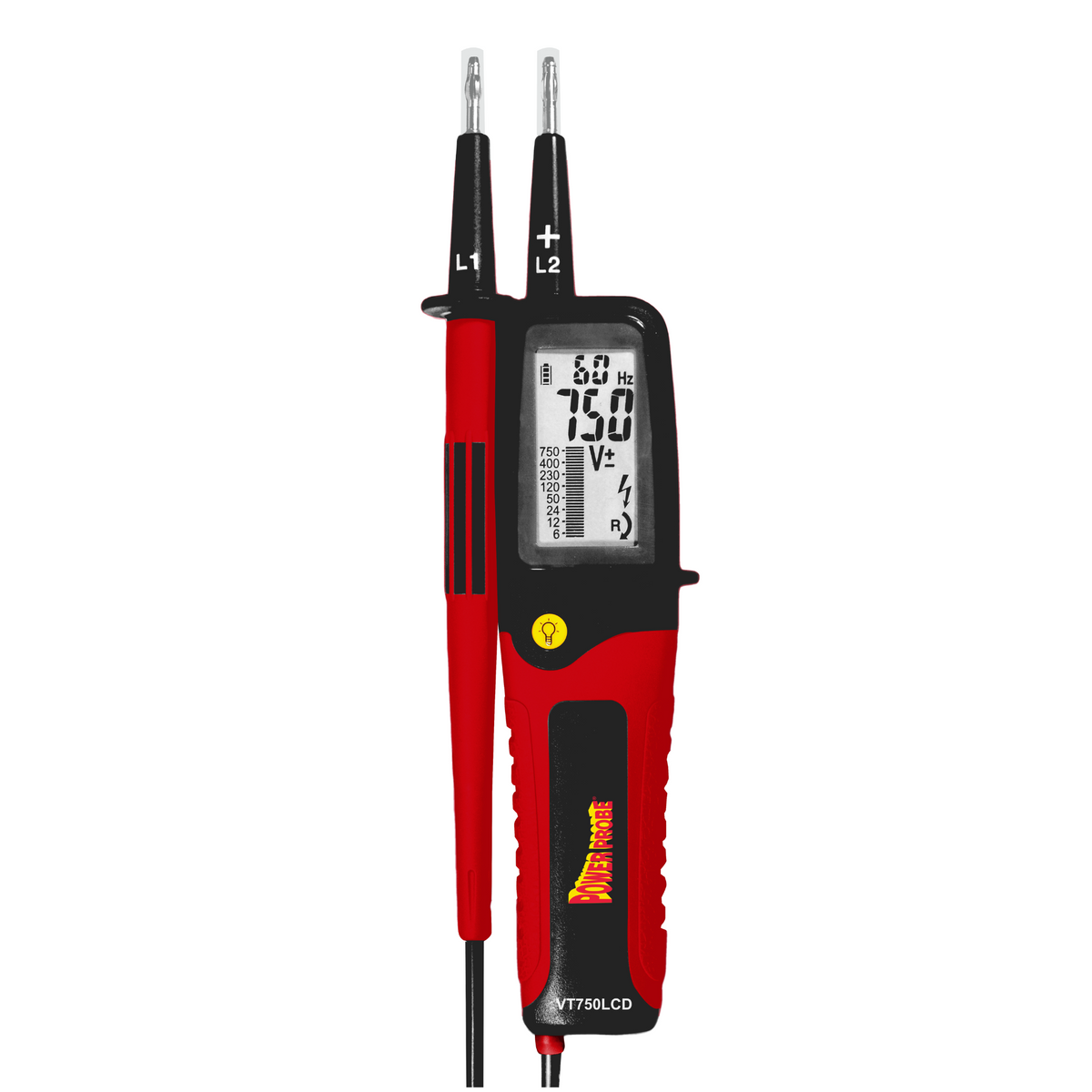 Power Probe PPVT750LCD Two-Pole Voltage Tester 12-750V AC/DC – Main View